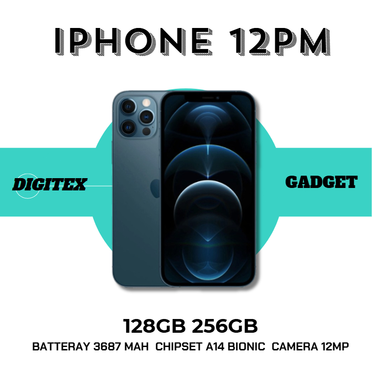 IPHONE 12 PRO MAX 64GB 128GB SECOND ORI FULLSET MULUS GOOD CONDITION