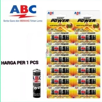 Baterai ABC power super AA isi 1 | Batre ABC AA / A2 R6