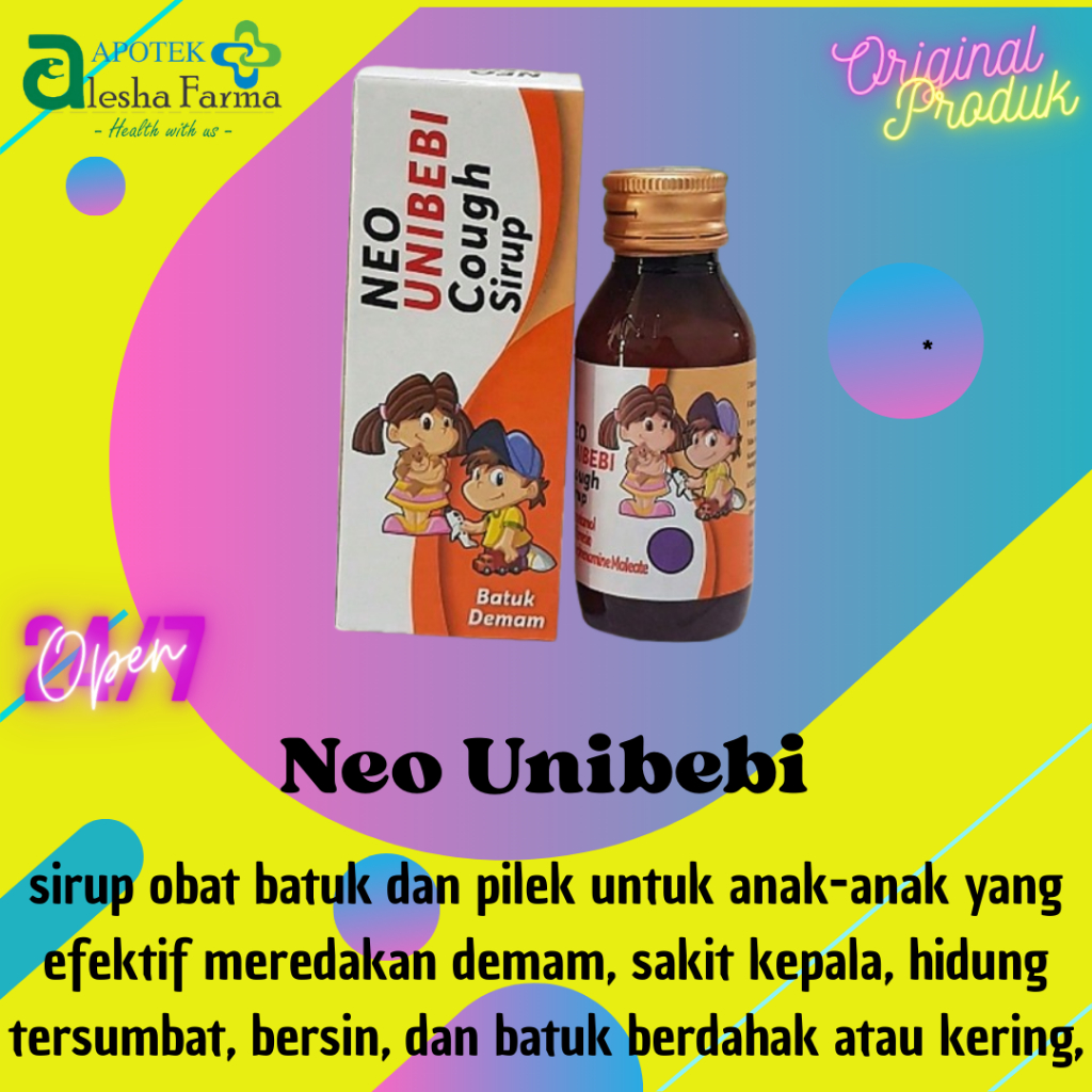NEW Neo Unibebi Cough Sirup 60 ml | Kemasan Baru