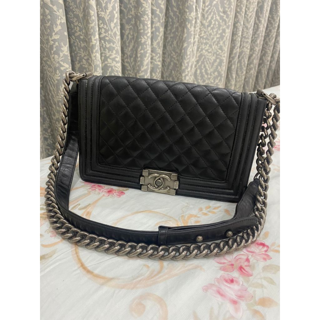 Tas Chanel Boy preloved KW premium (LIKE ORI)
