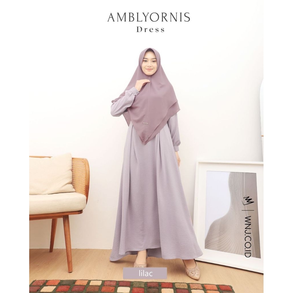 AMBLYORNIS DRESS / GAMIS / DRESS CRINCLE / BY WANOJA / WNJ