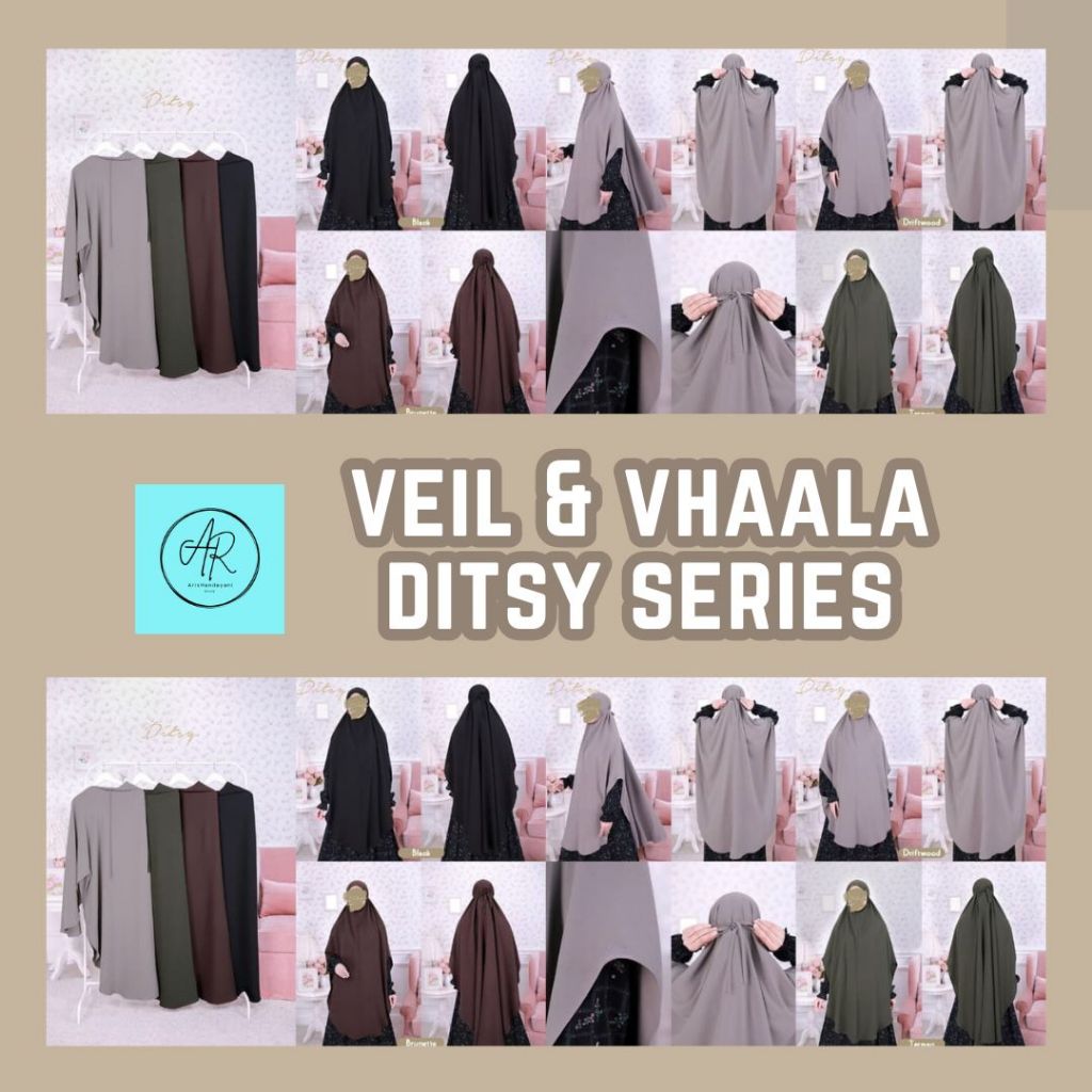 VHAALA MAZEN, VEIL MAZEN SERIES, VEIL MAZEN DITSY, VEIL DITSY OFFICIAL