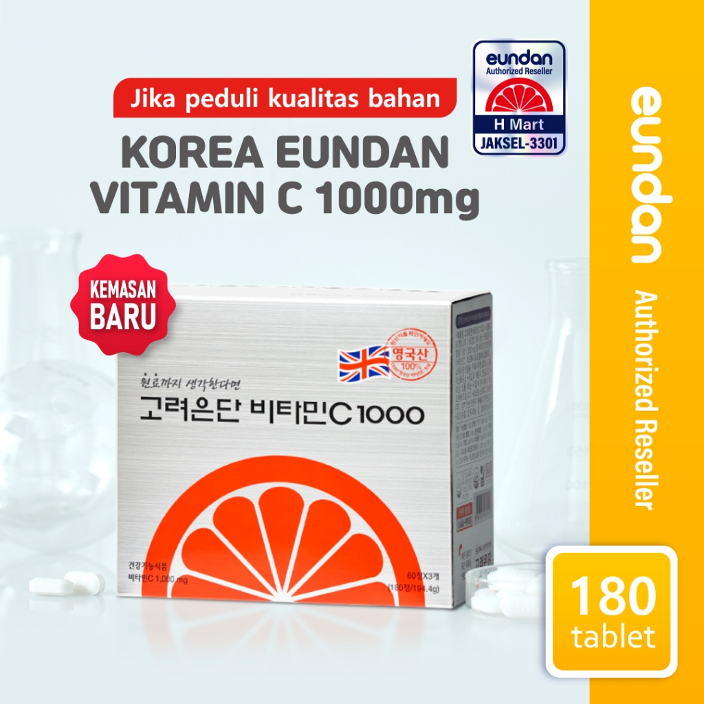 Korea Eundan Vitamin C 1000 - Vitamin C Nomor 1 di Korea - 180 Tablet