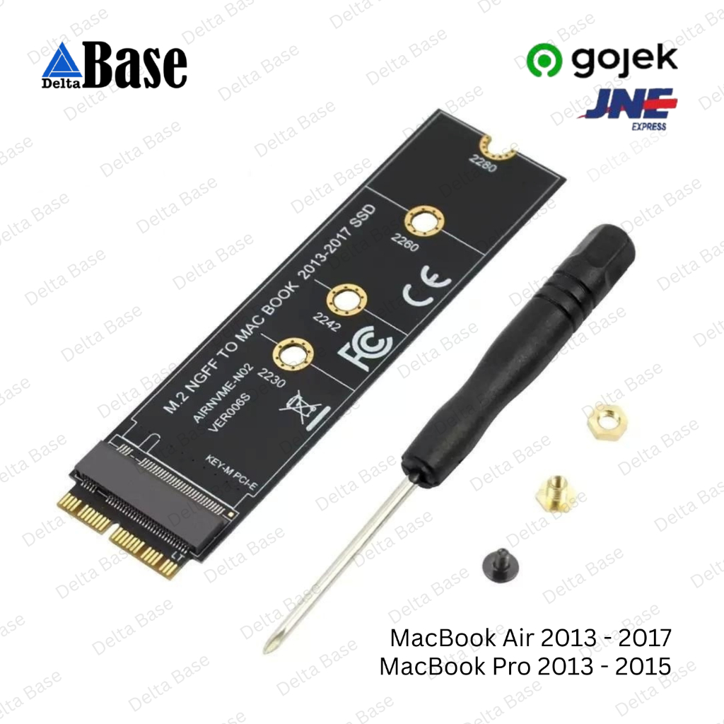 Converter Adaptor SSD M.2 NVME MacBook Air Pro A1398 A1502 A1419 A1465 2013 2014 2015