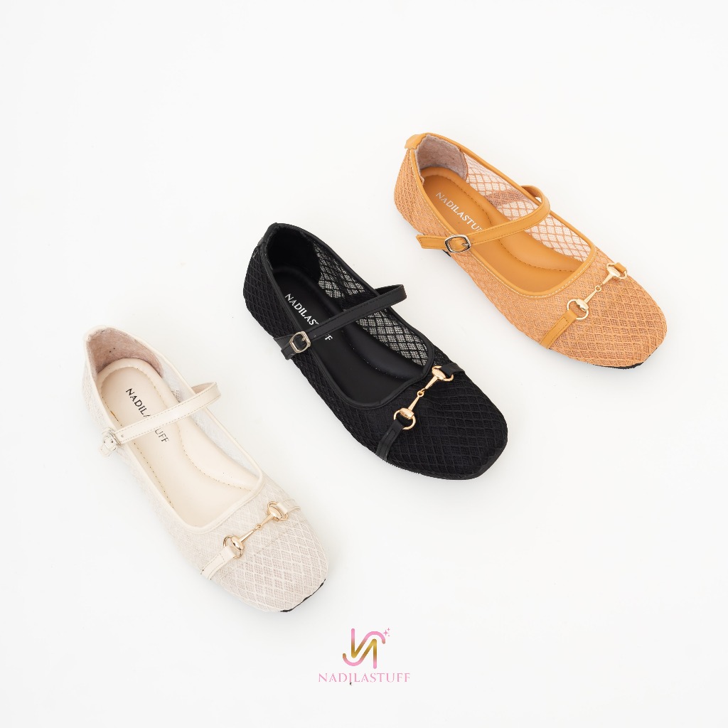 Nadilastuff  Viola Flatshoes Wanita Casual