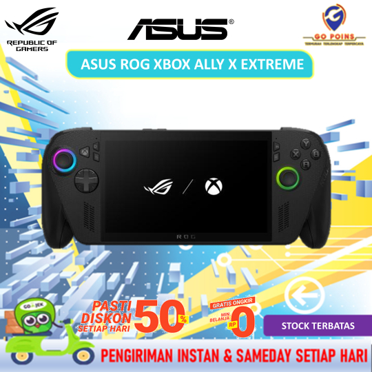 ASUS ROG XBOX ALLY X RYZEN AI Z2 EXTREME 24GB 1TB W11 7.0FHD 120HZ 100SRGB BLK