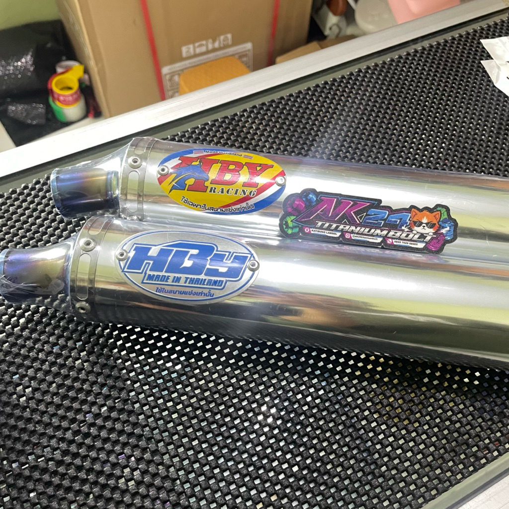 Knalpot silencer 2tak HBY LMN Original