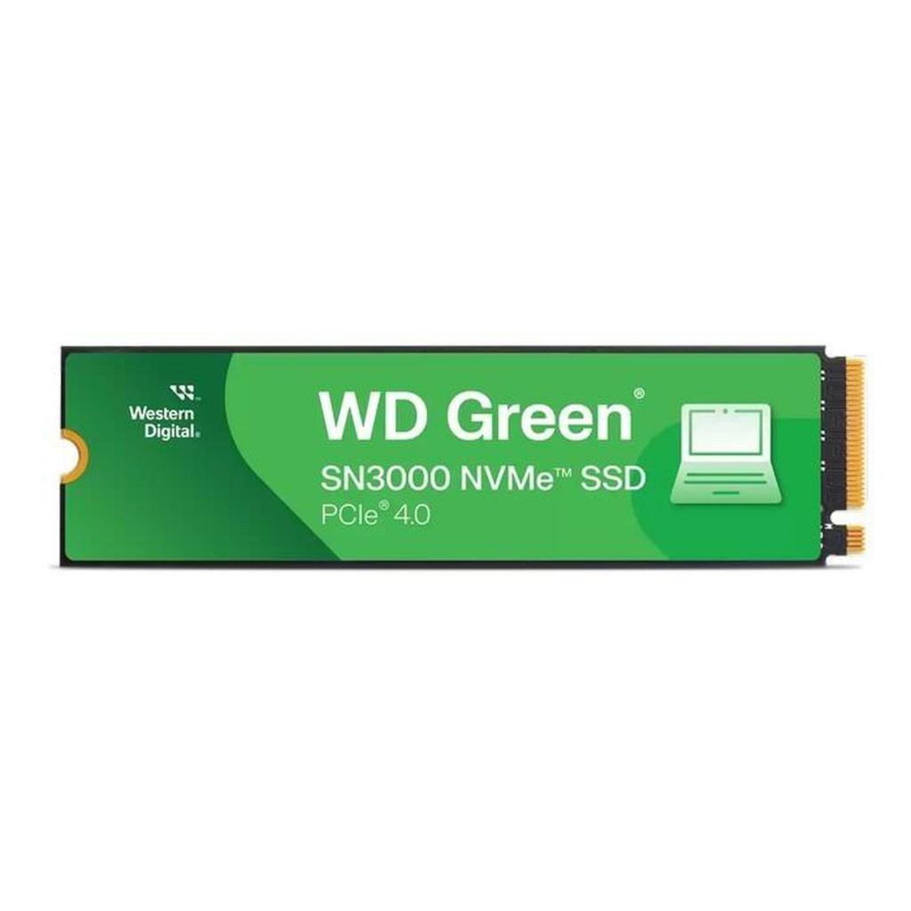 WD Green SN3000 SSD Internal 500GB M.2 NVMe PCIe Gen 4