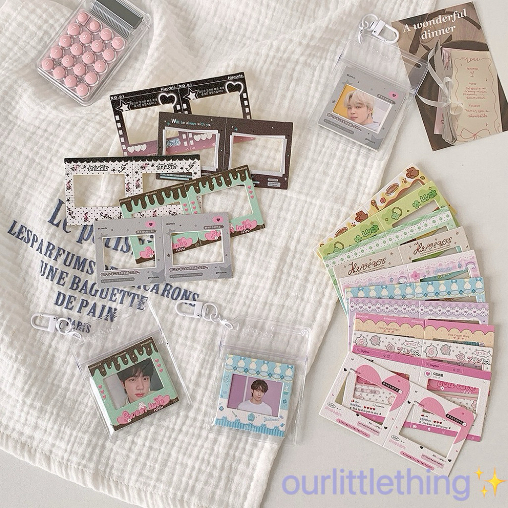 Custom Foto Keychain Photocard Transparan | LIHAT DESKRIPSI - Desain Lucu, PVC Berkualitas, Praktis