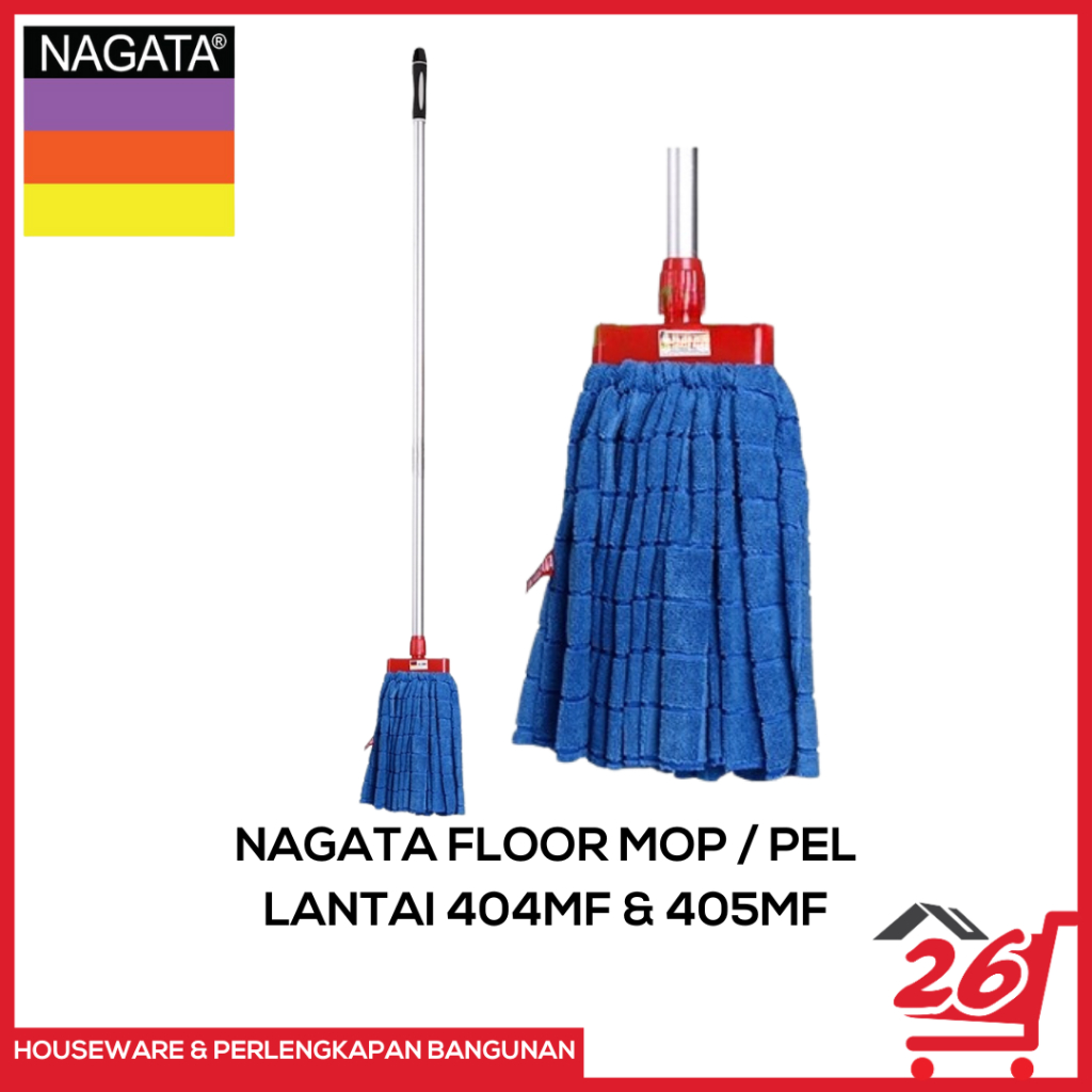 NAGATA FLOOR MOP / KAIN PEL LANTAI / PEL KATUN NAGATA