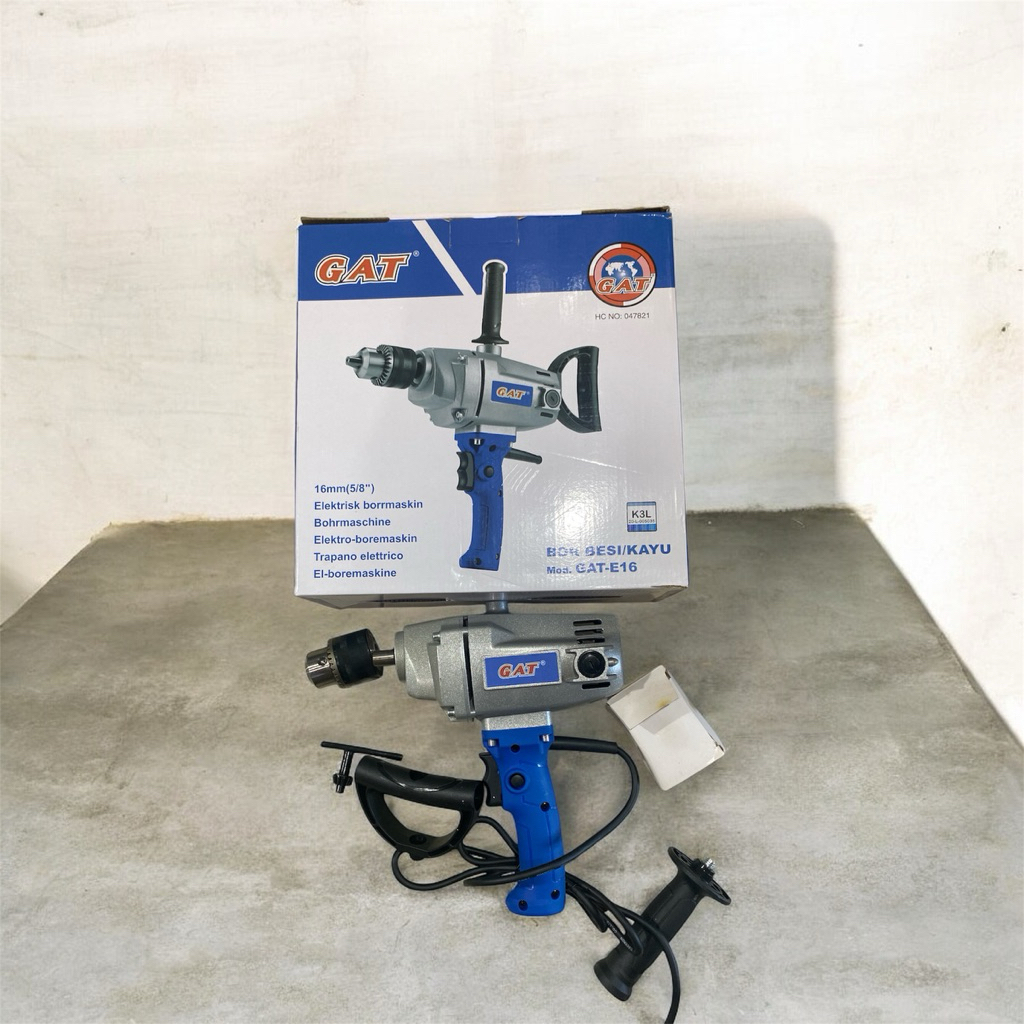 bor besi/kayu gat E16