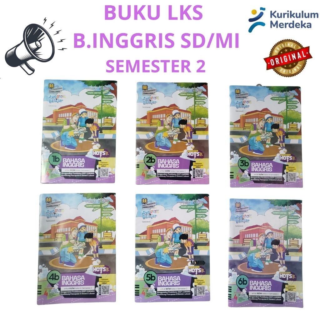 BUKU LKS SEKAR AYO BELAJAR B.INGGRIS SD/MI SEMESTER 2
