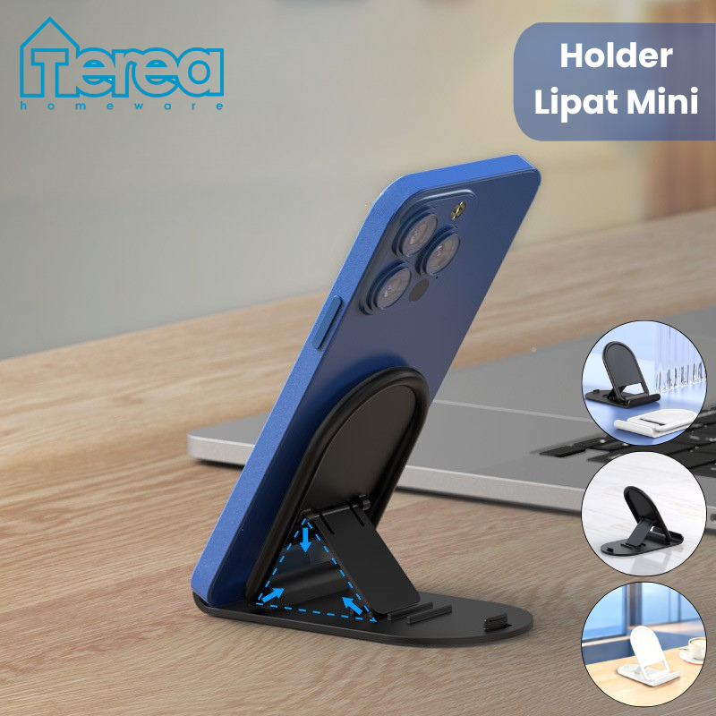 TEREA Holder HP Mini Lipat Multifungsi / Holder Stand Dudukan HP Mini Lipat