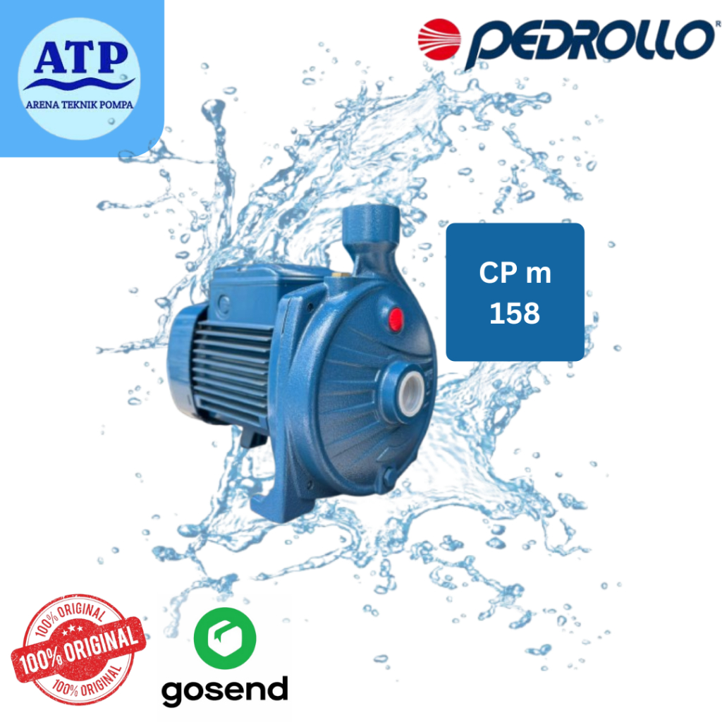 Pedrollo CPm 158 Pompa Centrifugal Pompa Transfer Pompa Air