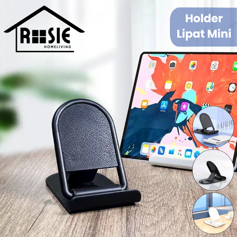 ROSIE Holder HP Mini Lipat Multifungsi / Holder Stand Dudukan HP Mini Lipat