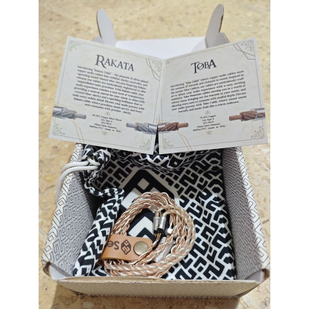 Senacoustic RakataXToba 4.4 Kabel iem 4 Braid