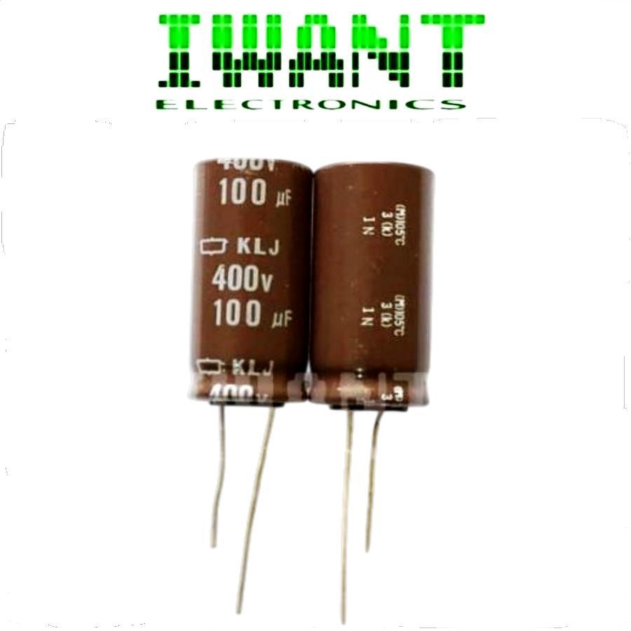 100UF 400V ELCO 100UF400V CAPASITOR ELCO 100UF 400V 105' KAPASITOR 100uF 400V 105' KAPASITOR ELKO 10