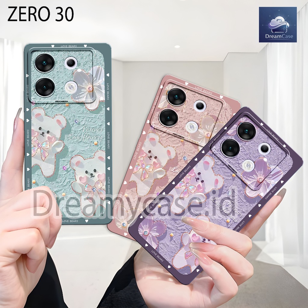 Soft Case Infinix Zero 30 5G Zero 30 4G - Casing Handphone Silikon TPU Pro Camera Fashion Untuk Infi
