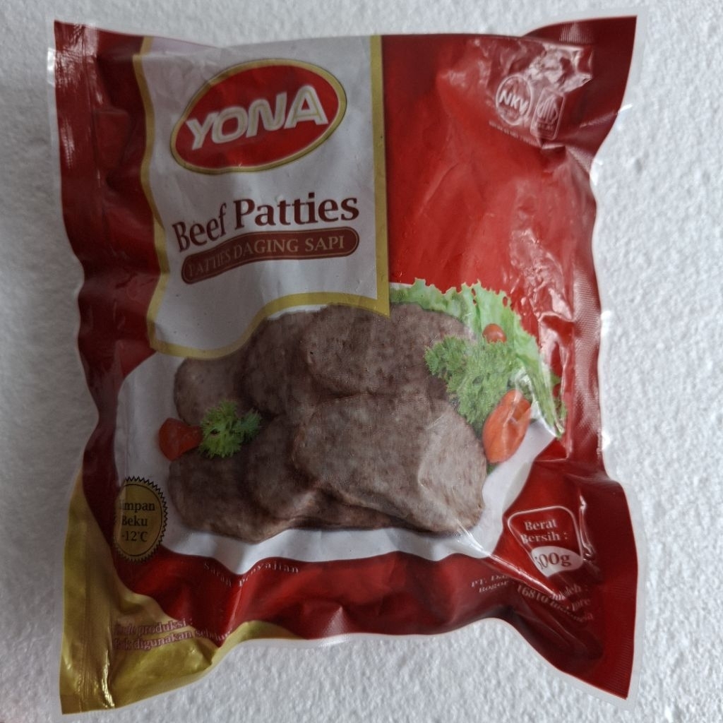 YONA BEEF PATTIES 500GR