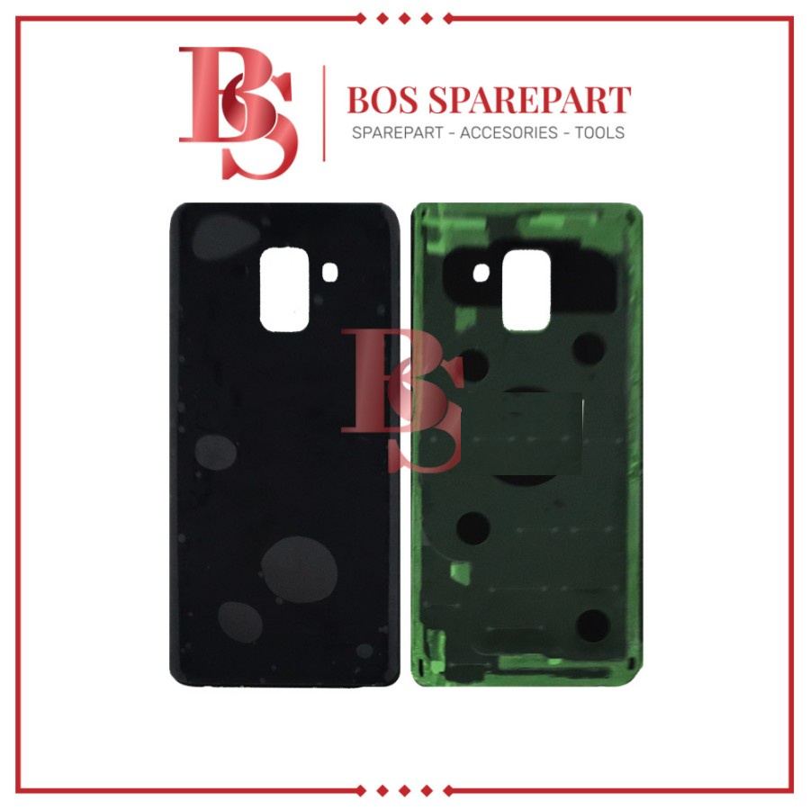 TUTUP BELAKANG SAMSUNG A8 2018 / A530 BLACK / BACK DOOR / BACK COVER