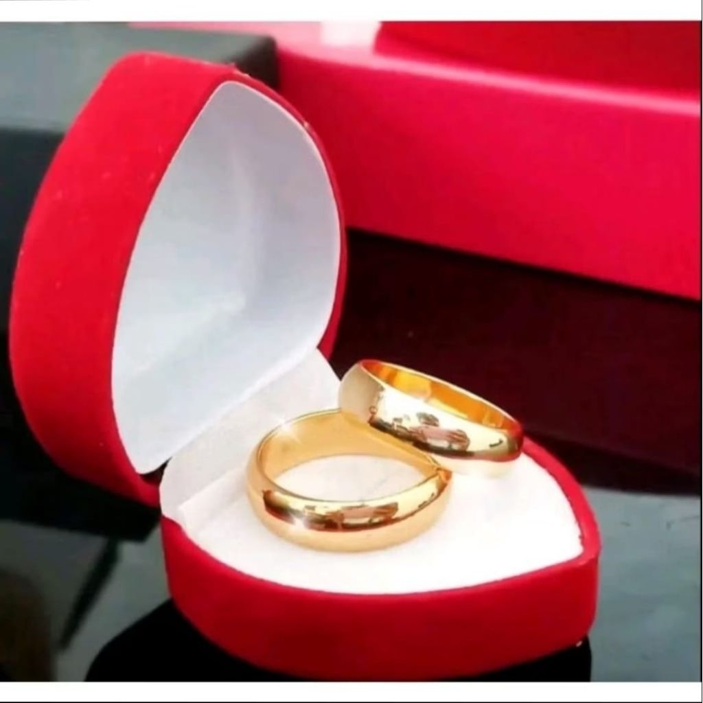 cincin tunangan lapis emas24k tidak luntur