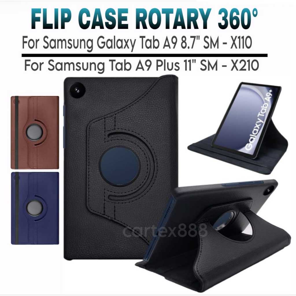 Case Rotary Samsung Tab A9 A9+ Plus / case tab a9 / Case Samsung Tab A9 / Case samsung Tab A9+ / cas