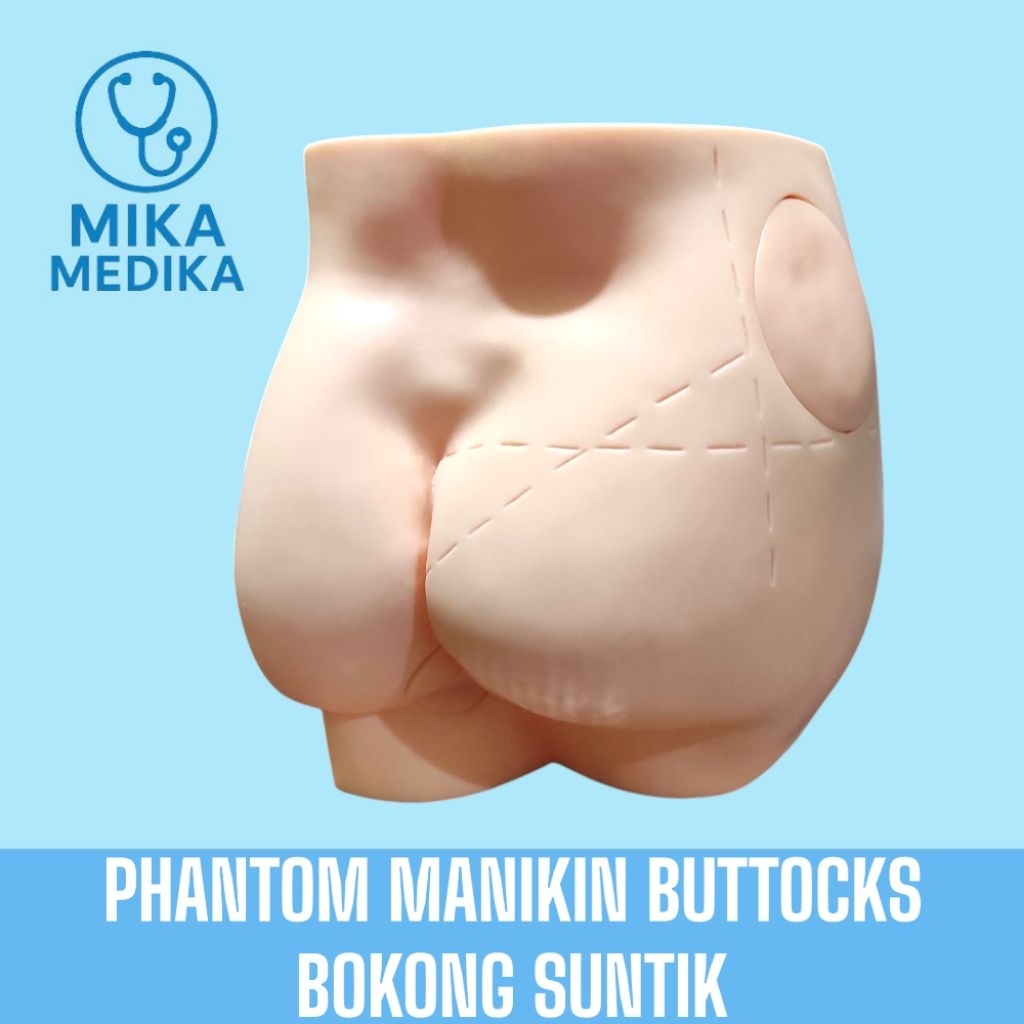Phantom Manikin Buttocks / Manekin Bokong Suntik / Alat Peraga Model Bokong Suntik