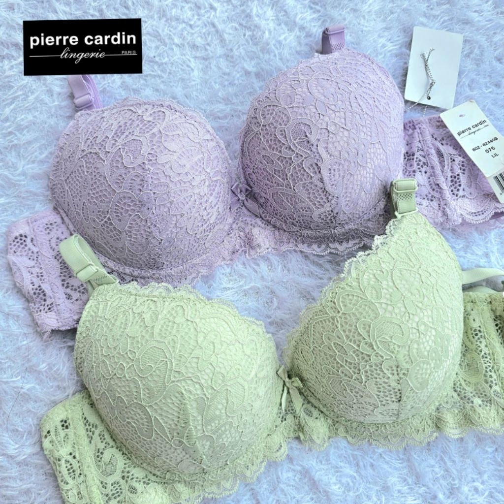 BRA PIERRE CARDIN PAKAI KAWAT LACE 32B 3RB 34C 34D 36C 36D 38B 38C BH BERKAWAT RENDA 62312 Pc 62440