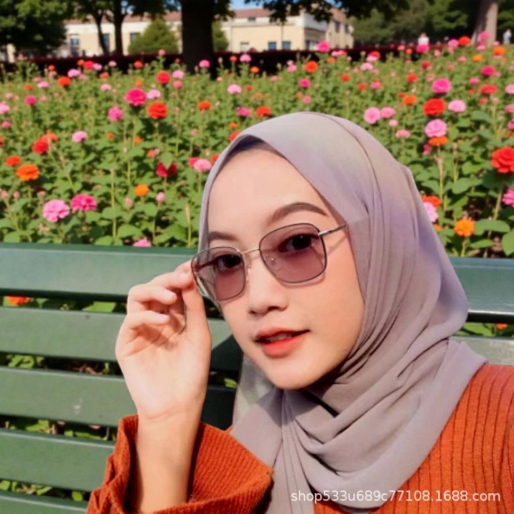 (BEBAS CUSTOM FRAME + LENSA) Kacamata Anti Radiasi Photocromic Wanita Pria Gratis Box & Lap