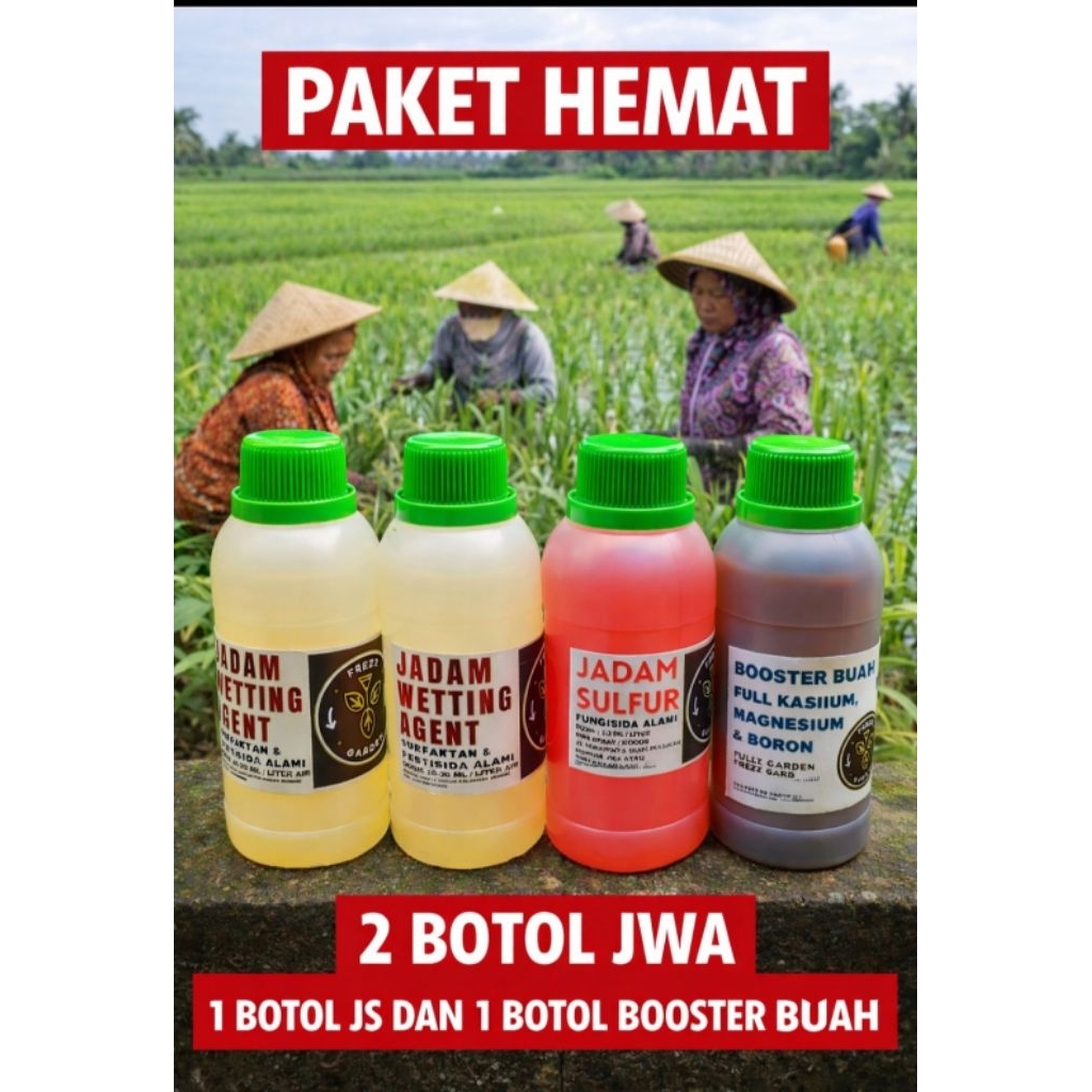 PAKET HEMAT 2 BOTOL JWA, 1 BOTOL JS DAN BOOSTER BUAH (DALAM KEMASAN 250 ML)