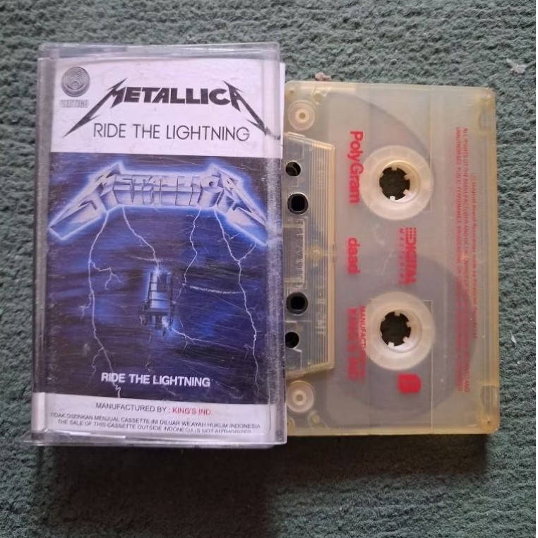 Kaset Metallica Ride The Lightning