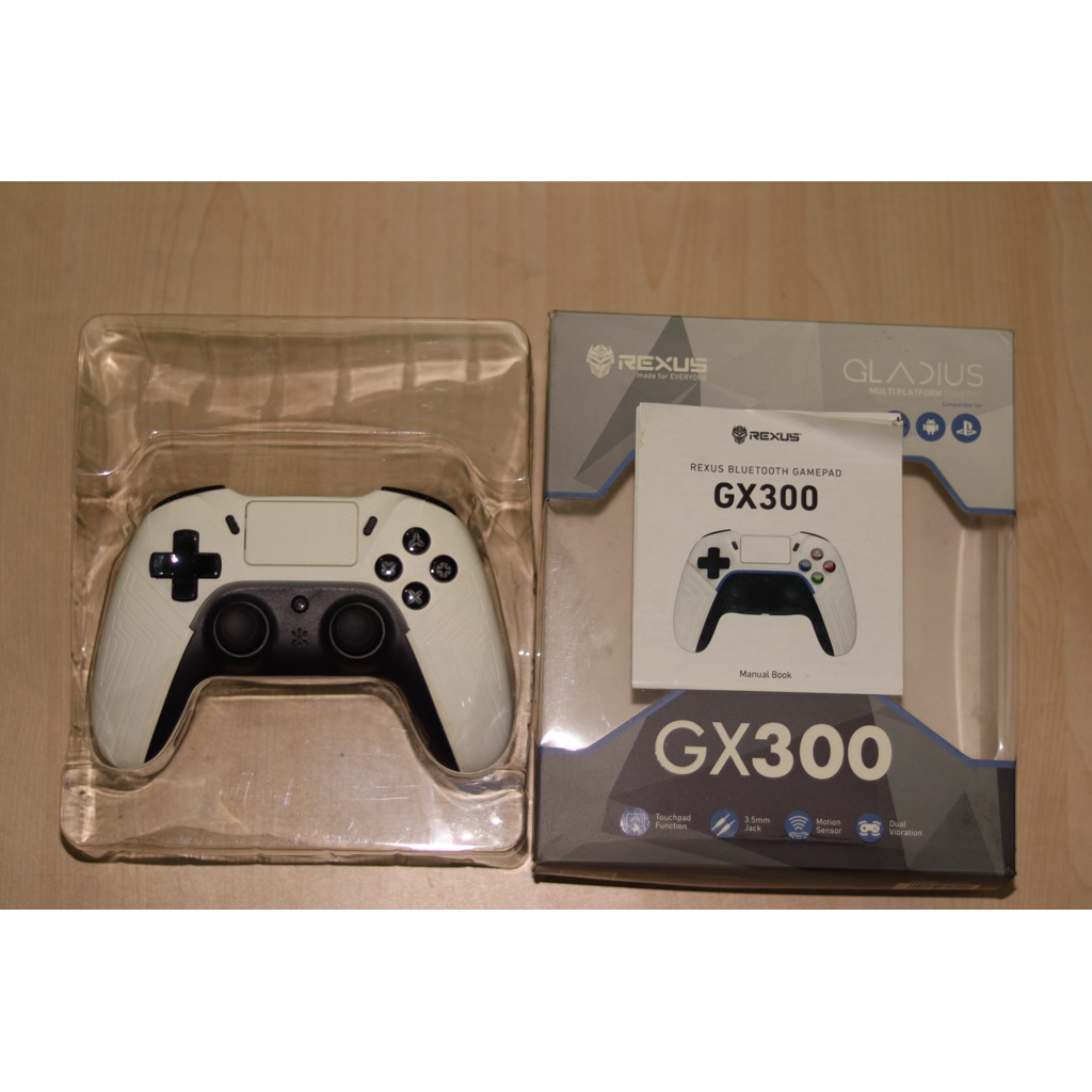 Rexus Gladius GX300 Wireless Gaming Gamepad - White (Second)