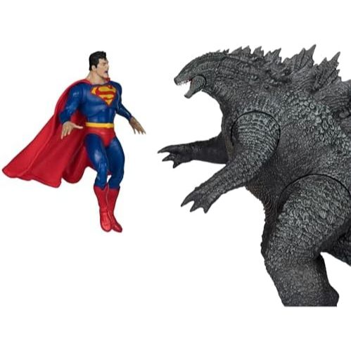 McFarlane Toys- DC Multiverse Superman vs. Godzilla (Justice League vs. Godzilla vs. Kong) 2pk