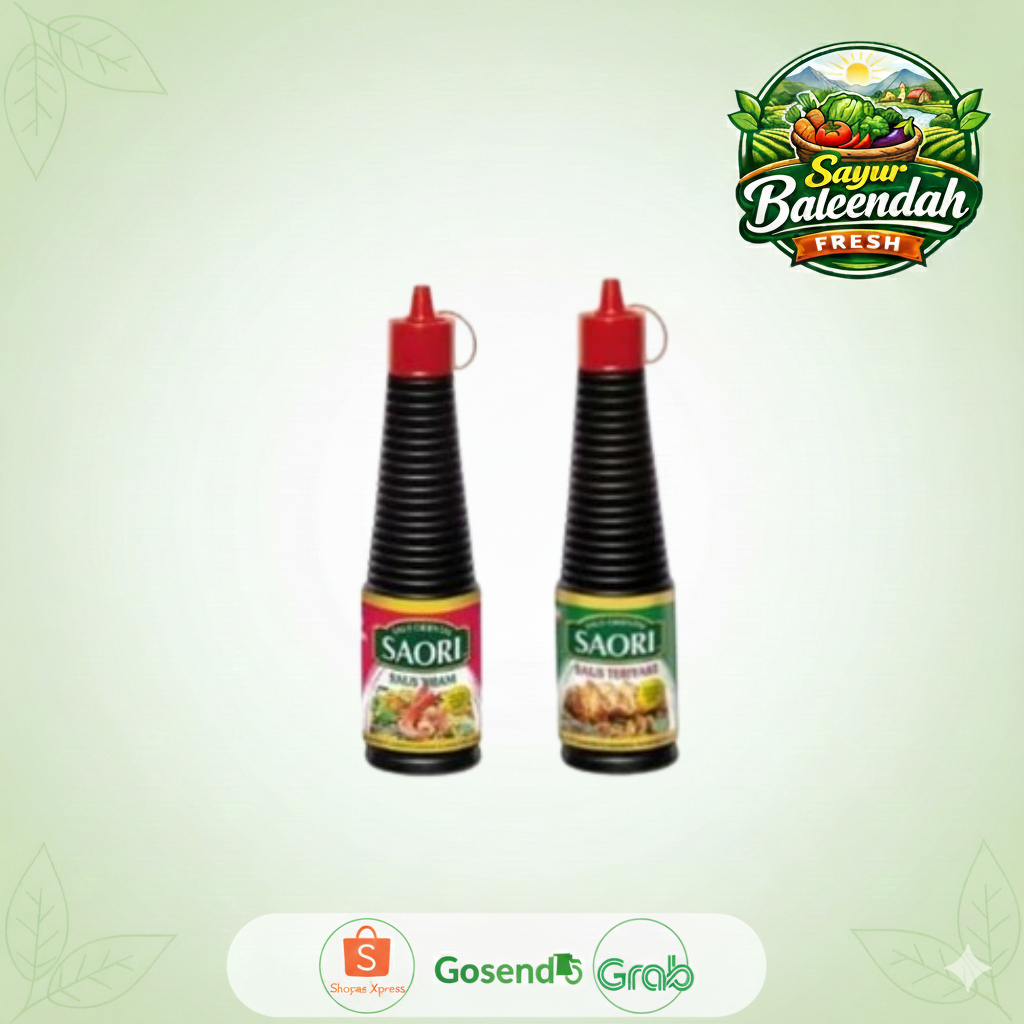 Saori Saus Tiram / Teriyaki 133ml – Botol Besar Masak Praktis