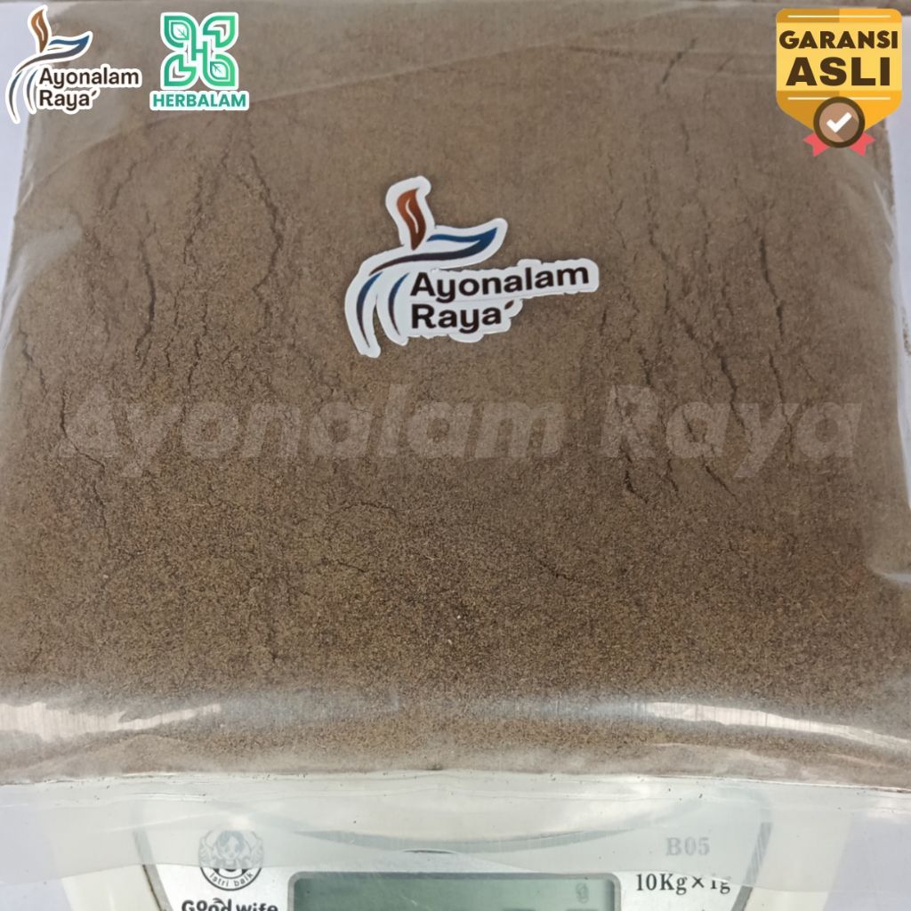 Tepung Cacing 1 Kg | Bubuk Ekstrak Cacing Tanah Vermipowder 1kg Asli Murni