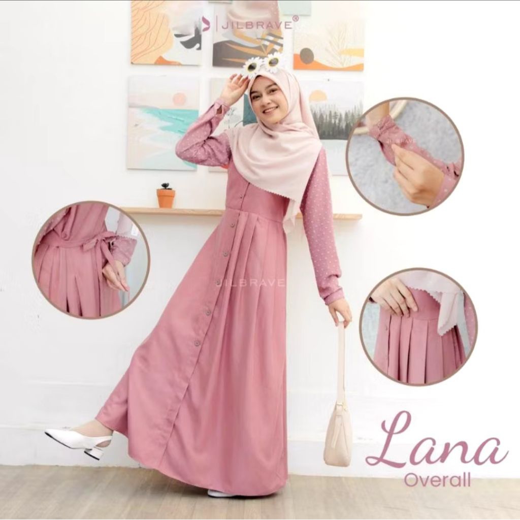 Lana Overall Dress by Jilbrave