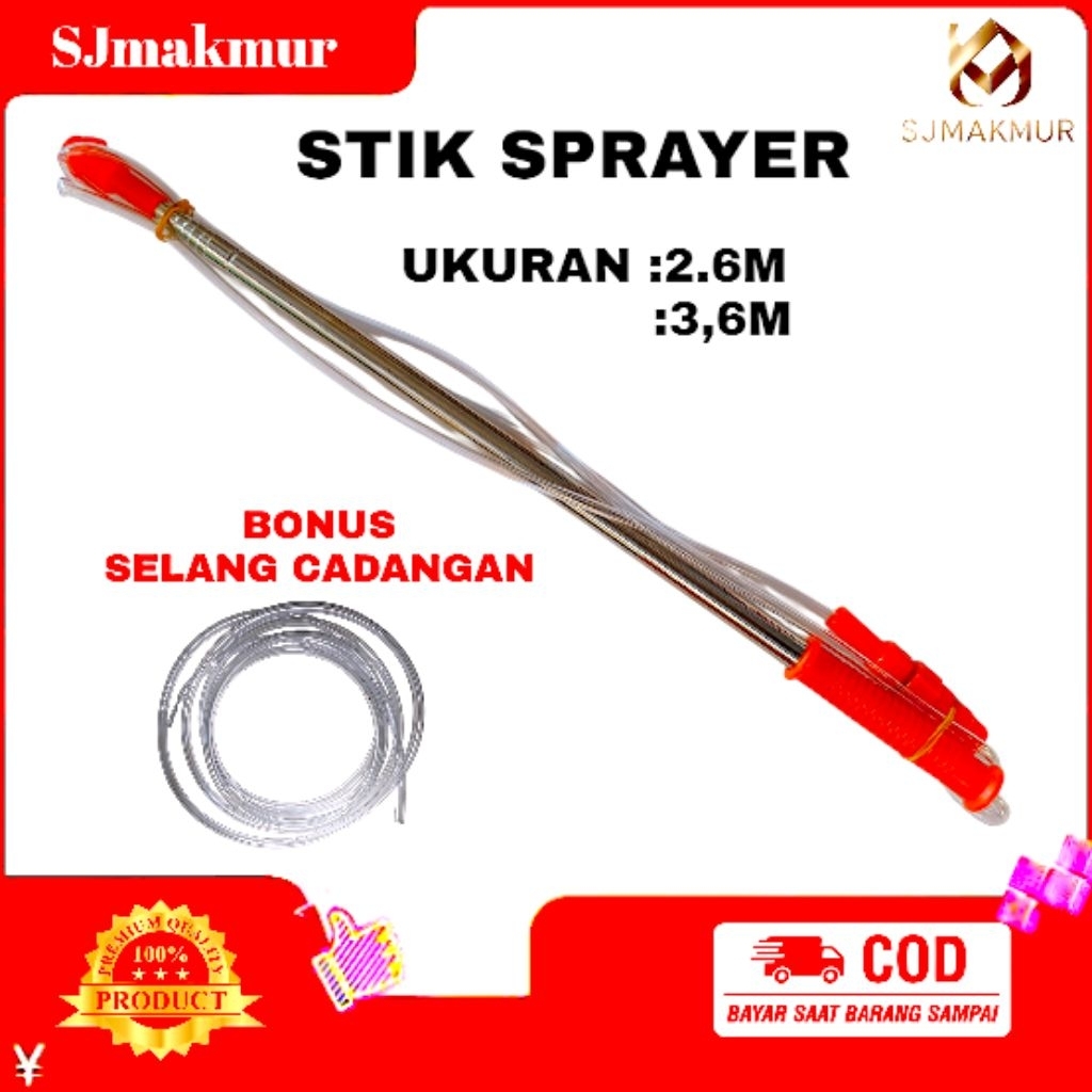 stik sprayer panjang stik pancing stik fleksibel cocok untuk CBA NAGASAKI NAGAWA YOTO KEJORA PROYATE