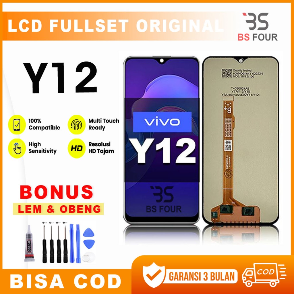 LCD VIVO Y12 FULLSET TOUCHSCREEN ORIGINAL