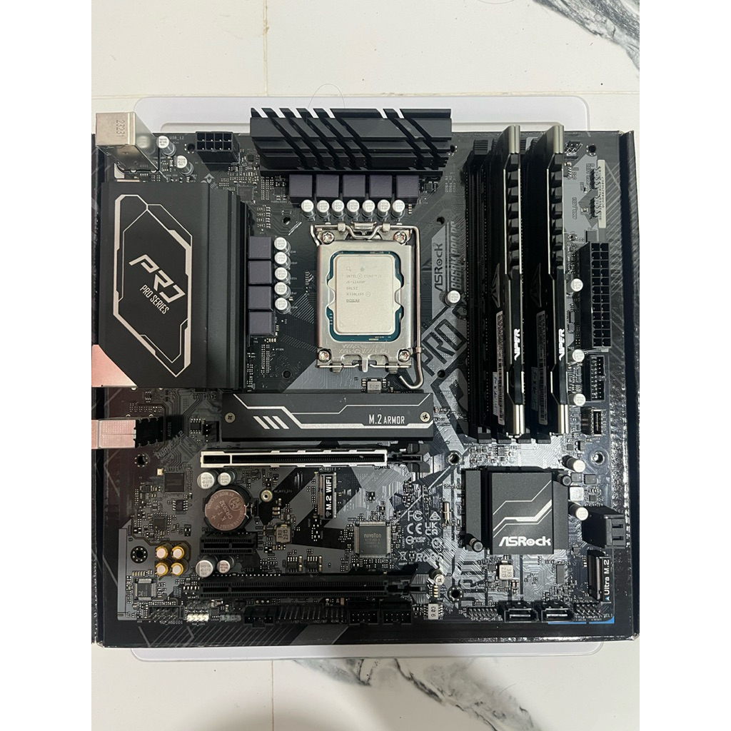 Bundle i5-12400F + B660M Pro RS + RAM 16GB 4000MHz