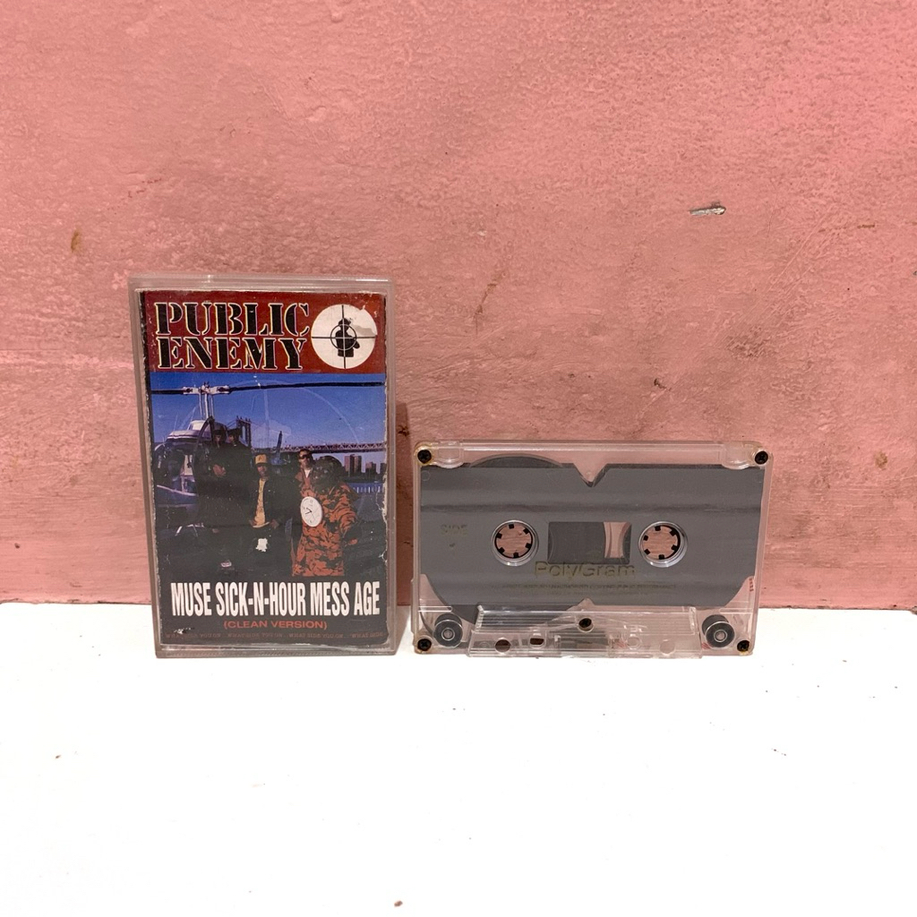 Kaset Pita Rap / HipHop Public Enemy - Muse Sick-N-Hour Mess Age (MINUS)