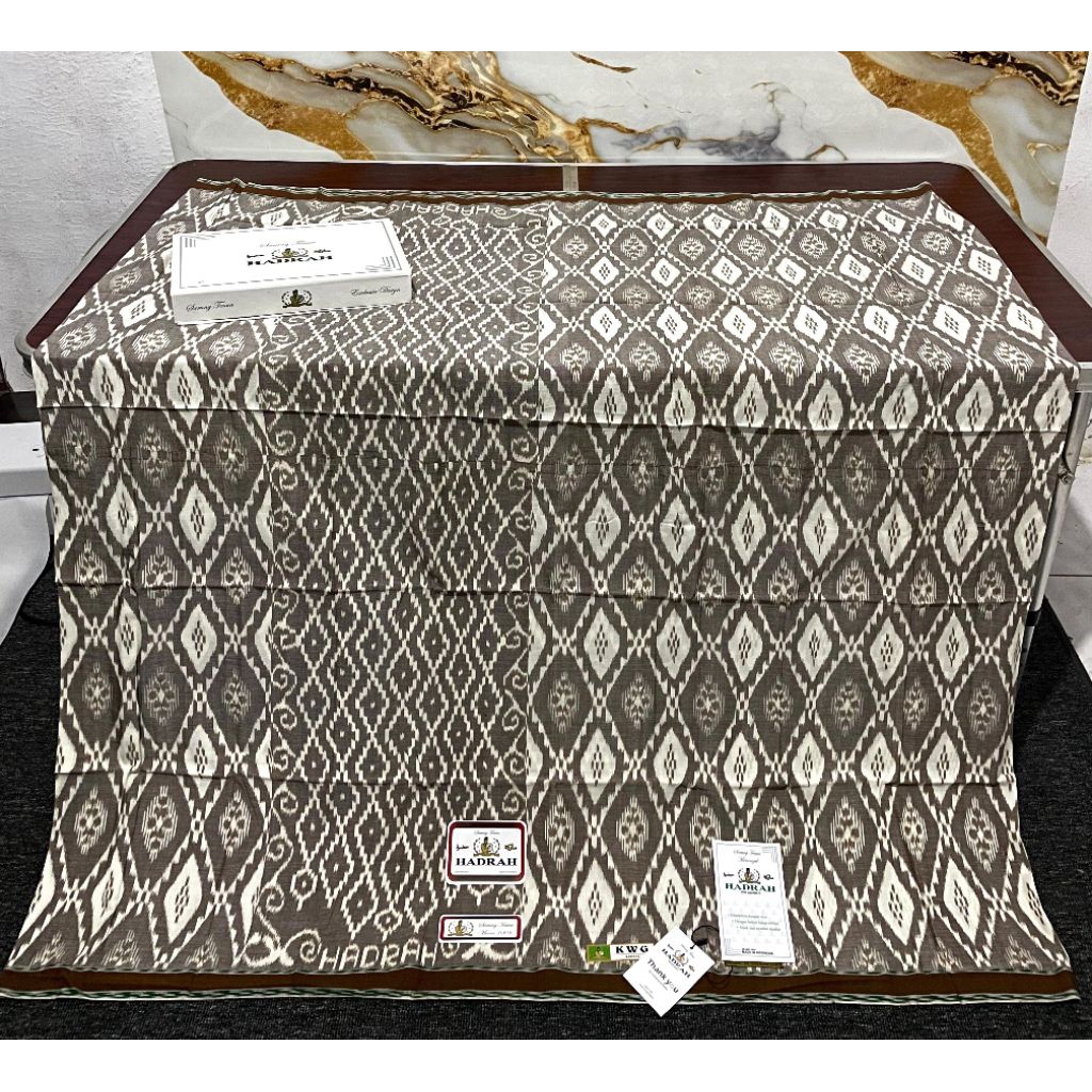 Sarung Hadrah Mesres Jahit Tengah type Kawung