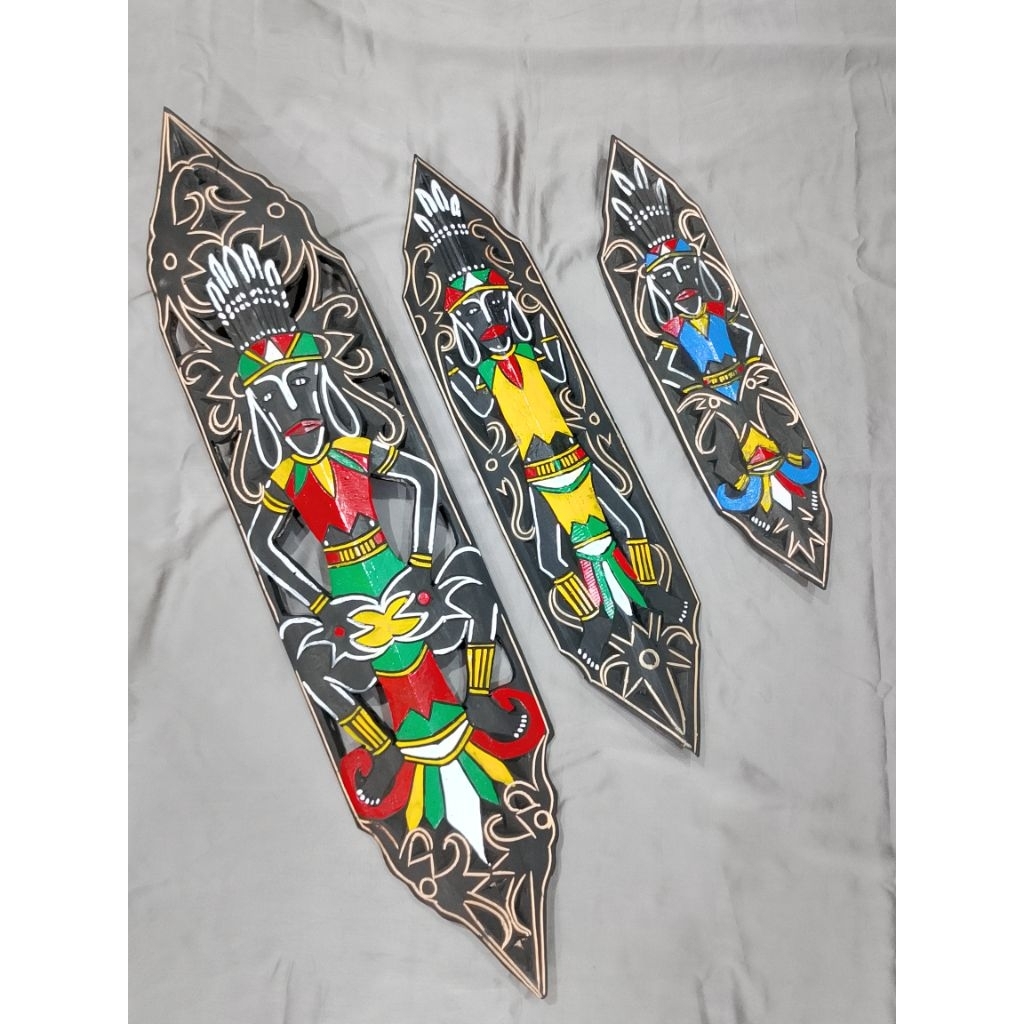 PERISAI WARNA DAYAK - TAMENG  DAYAK TALAWANG KHAS KALIMANTAN