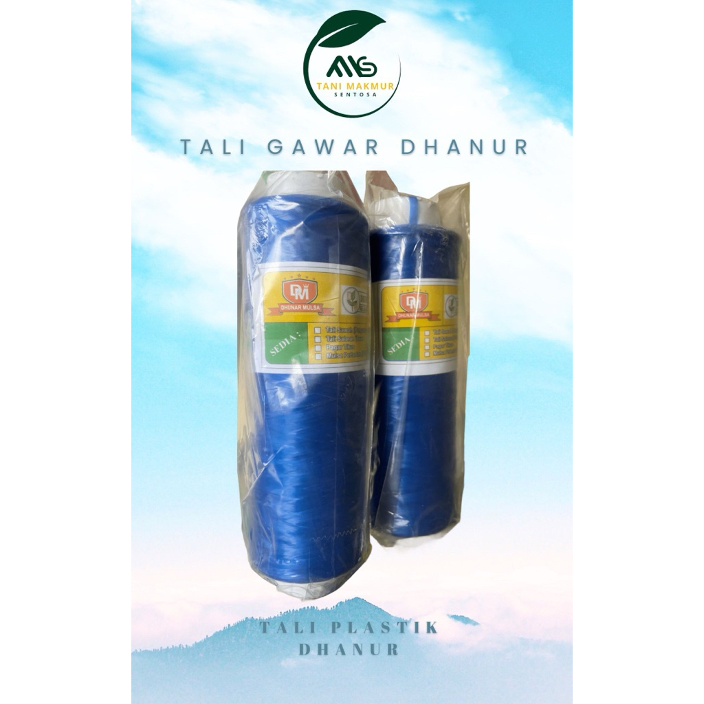 Tali Gawar / Tali Plastik Dhanur Biru