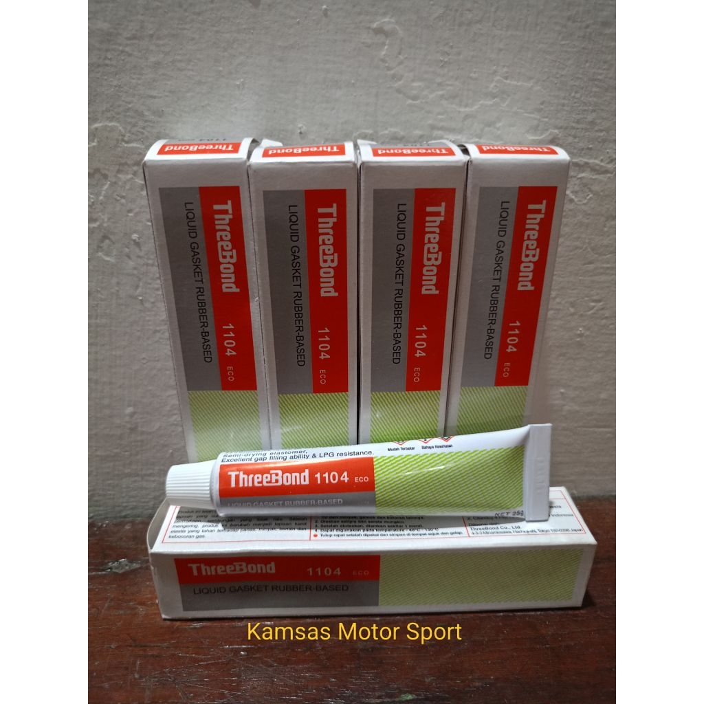 Lem Gasket Threebond 1104 25gr - lem perpak, lem mesin Tahan Panas