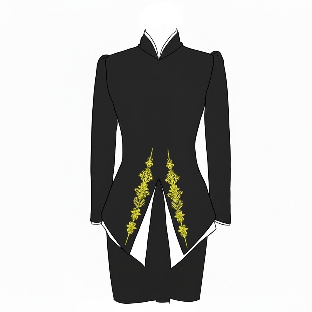 1pc Jahit Bordir (Bordir Saja) Kebaya keraton/kebaya jagan modern