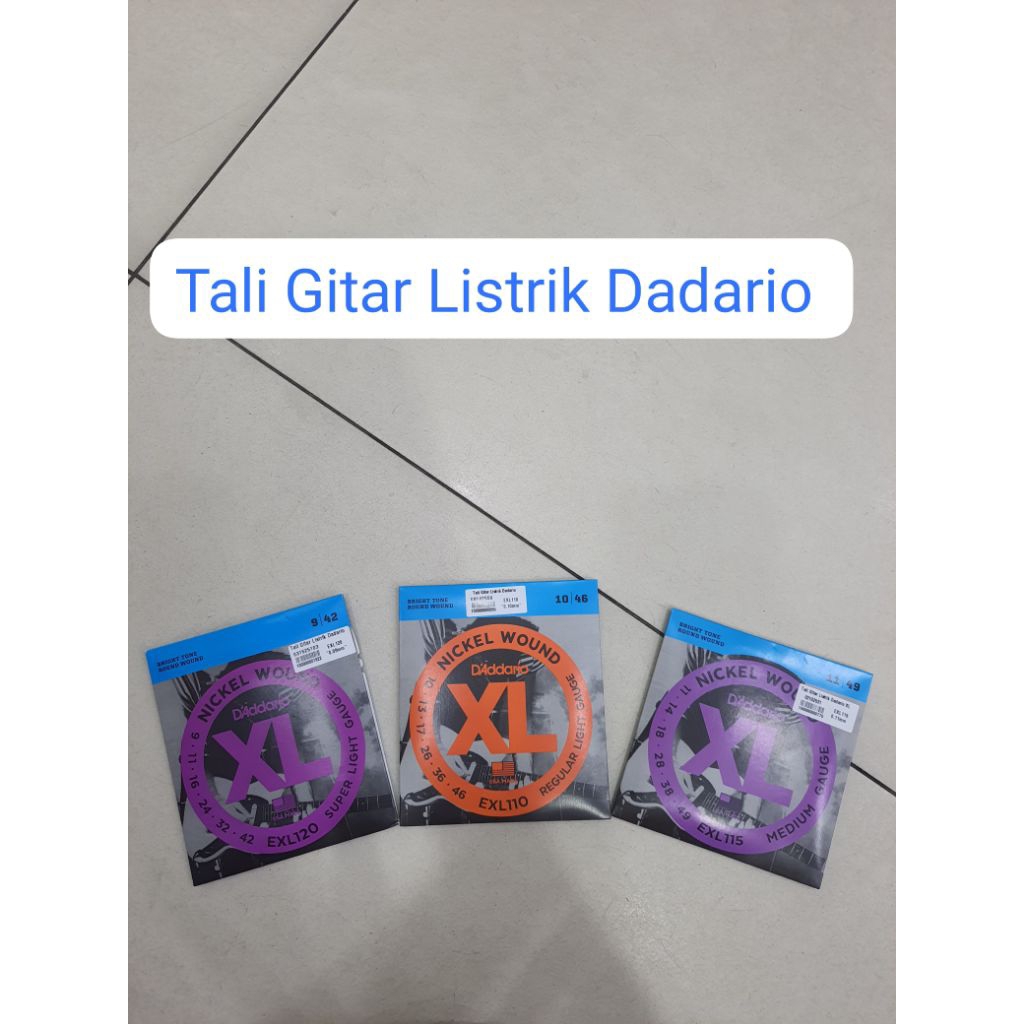 Tali Gitar Elektrik / Senar Gitar Listrik D'Addario