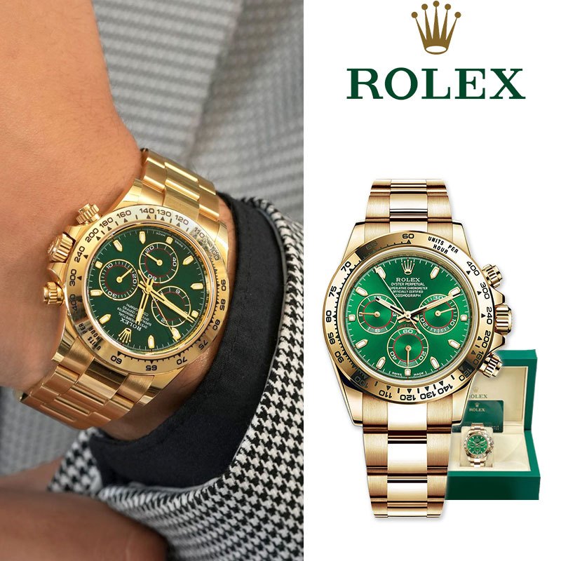 [Daytona] 100% ASLI Rolex Daytona Jam Tangan Rolex Pria M116508-0013 40mm Tahan air Jam Tangan Autom