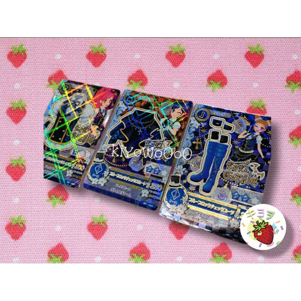 Kartu Aikatsu Rare Set Japan Card Loli Gothic