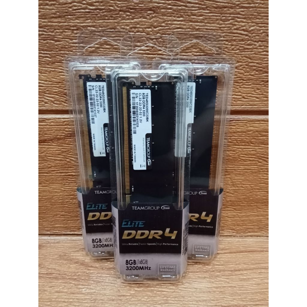 TEAM ELITE LONGDIM DDR4 8GB (1X8GB) PC 3200MHZ - RAM PC 8GB DDR4 TEAM ELITE