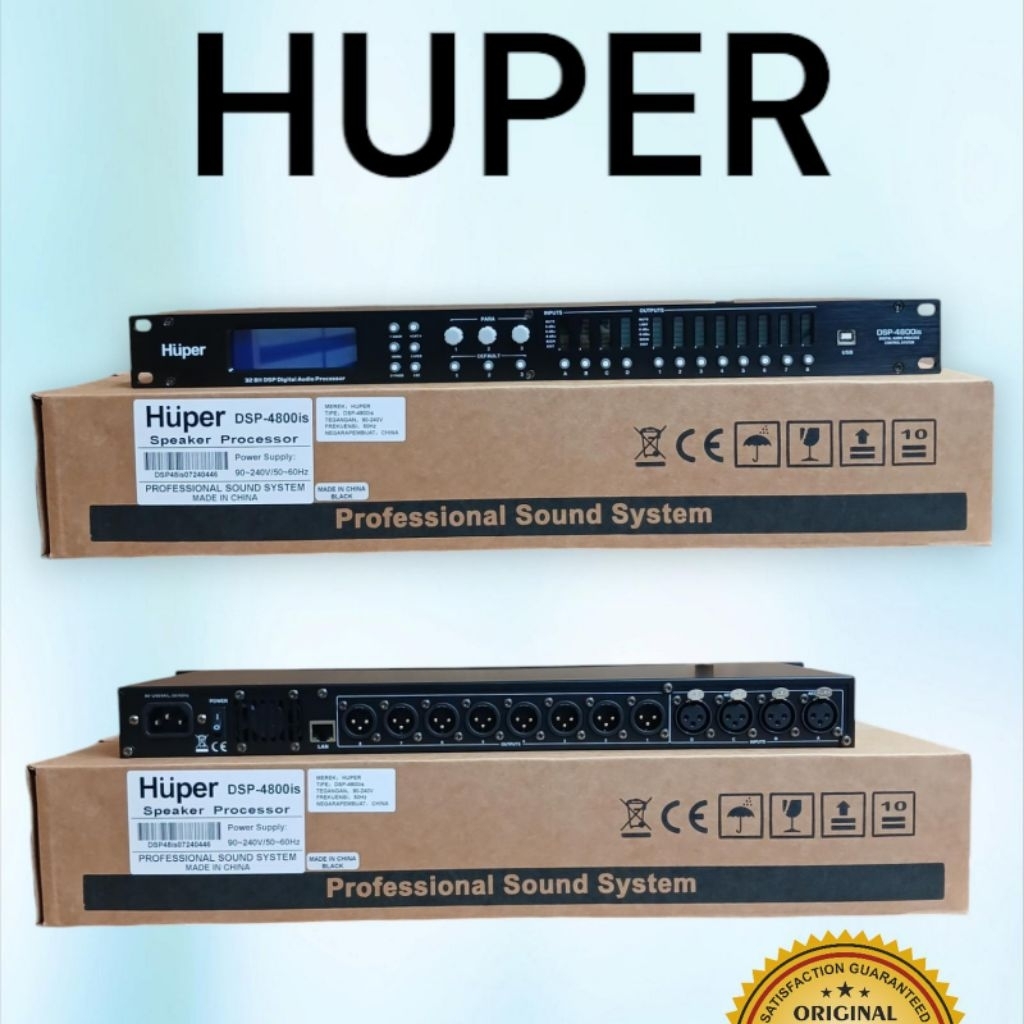 Speaker Management DLMS HUPER DSP 4800 A / 4800A Original 4 in 8 out